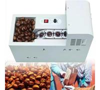 Descascaradora automática de castañas, máquina profesional para abrir cáscaras de castañas con placa de cadena de aleación, cambio de velocidad continuo, tamaño de castaña y profundidad y longitud d