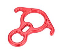 Descendedor de rescate en forma de 8, construido para durar, dispositivo multiusos de aluminio anodizado para escalada de montaña con resist