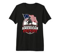 Descendiente de un Patriota Revolución Americana del 4 de Julio Camiseta Premium