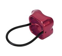 Descensor ATC, Agujero de Cuerda Doble Compacto, Aseguramiento y Descensor Polivalente de Alta Resistencia para Extensión de Cuevas (Vino Rojo)