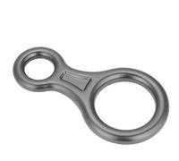Descensor de Cuerda, Descensor Rappel 35KN Figura Escalada 35KN, Anillo de Roca Duradero Al Aire Libre para Escalar (Gray)