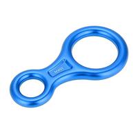 Descensor de Cuerda, Descensor Rappel 35KN Figura Escalada 35KN, Anillo de Roca Duradero Al Aire Libre para Escalar (Blue)