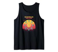 Descentralizar todo blockchain libertad seguridad bitcoin Camiseta sin Mangas