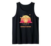 Descentralizar todo blockchain libertad seguridad bitcoin Camiseta sin Mangas