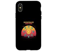 Descentralizar todo blockchain libertad seguridad bitcoin Carcasa para iPhone X/XS