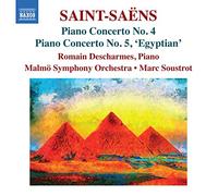 Descharmes, Romain - Saint-Saëns, C.: Piano Concertos, Vol. 3 - Nos. 4 and 5 (Descharmes, Malmö Symphony, Soustrot)