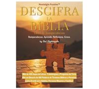 Descifra la Biblia: Libro de Rompecabezas: Más de 435 Sopas de Letras, Trabalenguas y Preguntas de Trivia en Letra Grande para Adultos, Personas Mayores y Familias