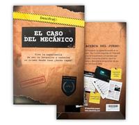 Descifralo: El Caso del Mecánico, Resuelve un Crimen, Juego de Detectives, Escape Room en Casa, Juego de Investigación para Adultos de Misterio.