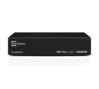 Descodificador Digital Terrestre TELE System DVB-T2 HEVC 2024 TS6105-Receção de TV com Autoscan de Canais Controlo Remoto Incluído