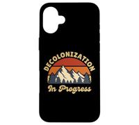 Descolonización en Curso Descolonizar la Tierra Retro Carcasa para iPhone 16 Plus