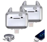 Desconectador automático de Carga Completa portátil, Adaptador de Carga de Parada automática Inteligente de 140 W, para teléfono, Tableta, computadora portátil (2 Pcs)