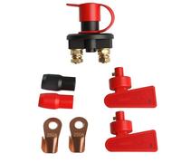 Desconectador de Bateria Coche 12V 24V, Interruptor de Desconexión de Batería, Interruptores de Aislamiento de Batería, Desconectador Bateria Moto Coche Barcos Camiones
