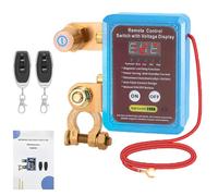 Desconectador de Bateria Coche, Corta Corriente Bateria 12V Coche con pantalla LED, Desconectador de Bateria 240A, Interruptor Bateria Coche, Interruptor de Desconexión Automática para Coche, Camión