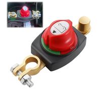 Desconectador de Bateria Coche,Interruptor aislador de batería,Corta Corriente Bateria,Aislador de Batería Interruptor de Apagado,para Coche, Moto, Camión, Barco, Caravana