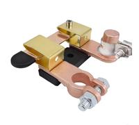 Desconectador De Batería | Corte para Baterías de Bornes Superiores | Kit de Terminal Aislador de Corte para Coches Barcos Caravanas Camiones Vehículos