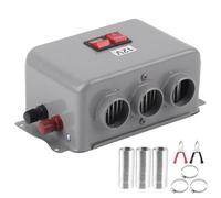 Descongelador de Coche 12V Calentador de Coche Compacto 3 Orificios 600W 800W Calentador de Calentamiento rápido de Invierno Calentamiento automático Eliminación de Escarcha Bajo Nivel de Ruido