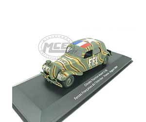 Desconocido 1/43 Citroen Traction Avant 11 BL Fuerzas Francia Interior FR August 1944