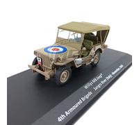 Desconocido 1/43 Willys MB Jeep 4th Arm Brigada SANGRO River Italia 1943 NOVIEMBRE