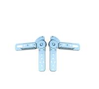 Desconocido 2 Piezas Bisagra Plegable para Muebles Bisagra 90 Grados Ajustable 5 6 Posiciones Cama Sofá Reposacabezas Bisagra Conector De Hardware (Size : 90 180 Degree)
