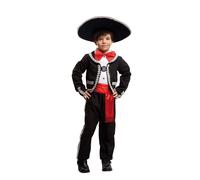 Desconocido 203317 Child Mexican Costume, Black, 5-6 años 5-6 Years
