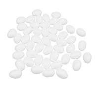 Desconocido 50pcs Modelado Blanco Huevos De Goma Espuma De Poliestireno 5cm