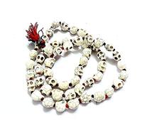 Desconocido Aport Home Presents Indian Mund Mala para La Diosa Kali Collar De Oración Mala 54+1 Tantra Japa Mala 6 Mm #Aport-6037