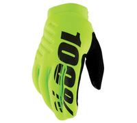 Desconocido BRISKER Guantes Juvenil Amarillo Fluo/Negro - L