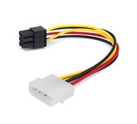 Desconocido - Cable Adaptador de Corriente PCI-E PCI Express de 4 Pines Macho a Hembra de 6 Pines