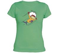 Desconocido Camiseta Chica Hormiga Atómica EGB ochenteras 80´s Retro (M, Verde)