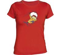 Desconocido Camiseta Chica Hormiga Atómica EGB ochenteras 80´s Retro (S, Rojo)