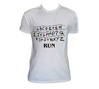 Desconocido Camiseta Eleven Hombre Niño Alfabeto Mundos del Revés Serie TV, Hombre - L