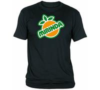 Desconocido Camiseta Mirinda Adulto/niño EGB ochenteras 80´s Retro (S, Negro)