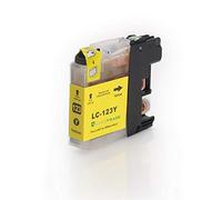 Desconocido Cartucho DE Tinta GENERICO para Brother LC121XL/LC123XL V3 LC121Y/LC123Y Amarillo