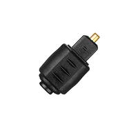 Desconocido Conector Toslink Adaptador de Audio óptico Negro Mini Toslink Óptico Conector de Conector Hembra de 3,5 mm a Adaptador de Audio Digital Toslink Macho para una de Audio