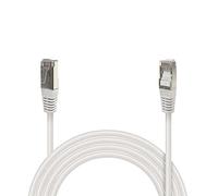 Desconocido Cordon réseau RJ45 Cat. 6 100% Cuivre blindé FTP Blanc 2.00 m