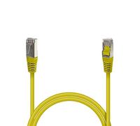 Desconocido Cordon réseau RJ45 Cat. 6 100% Cuivre blindé FTP Jaune 1.00 m