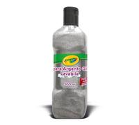 Desconocido Crayola 3932 - Témperas Glitter/Purpurina Lavable Plata, 500 ml