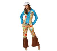 Desconocido Disfraz de hippie peace and love para mujer