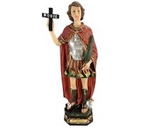 Desconocido Figura Resina Santo Expedito Color 23 cms