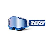 Desconocido Gafas de Ciclismo 100% Racecraft 2, Azul, Lente Espejo Azul
