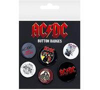 Desconocido GB Eye, AC/DC, Mix, Pack de Chapas,