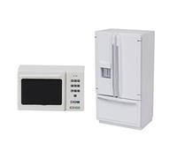 Desconocido Generic 1/12 Casa de Muñecas en Miniatura Armario de Cocina de Madera Nevera Muebles Accesorio , Blanco un