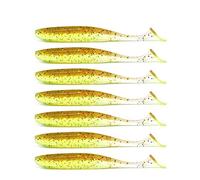 Desconocido Generic fácil Caerulea Classic 3D Peces Artificiales señuelos de cebos para Pesca (PVC/3.94in/0.17oz/6 Opciones de Color/Juego de 7 Piezas), ERjxs01-10-4