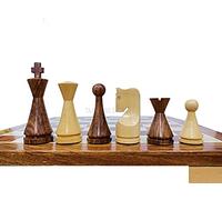 Desconocido Generic Piezas de ajedrez Rusas ponderadas - Ajedrez Minimalista de Cono - Sheesham & Boxwood King 4.0 "