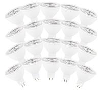 Desconocido GU5.3 MR16 Bombilla LED 6W ZRJIA AC 220-240V blanco frio 6000K Lámpara halógena GU5.3 60W equivalente, lámparas base GU5.3 6W, sin parpadeo, 600LM no regulable 120 °-20 piezas