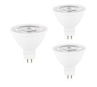 Desconocido GU5.3 MR16 Bombilla LED 6W ZRJIA AC 220-240V blanco frio 6000K Lámpara halógena GU5.3 60W equivalente, lámparas base GU5.3 6W, sin parpadeo, 600LM no regulable 120 °-3 piezas