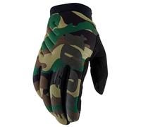 Desconocido Guantes de Ciclismo 100% Brisker, Camuflaje, L