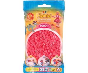 Desconocido Hama 207-33 - Bolsa de Cuentas (1000 Piezas), Color Rojo