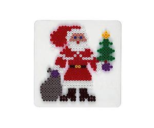 Desconocido Hama Perlen 284 - Pared Perforada Santa Claus