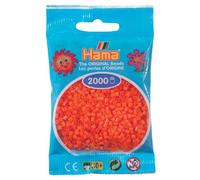 Desconocido Hama Perlen 501-04 - Mini Perlas, Naranja 2000 Piezas [Importado de Alemania]